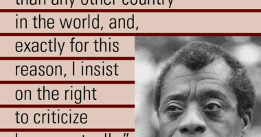 James Baldwin quote and picture